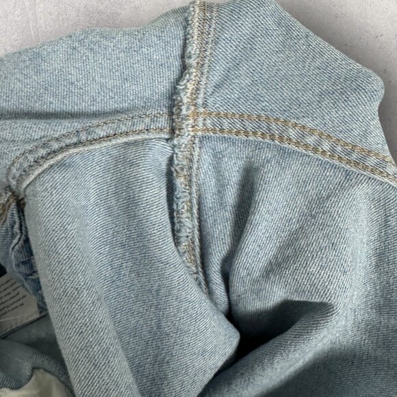 DL1961 Patti Straight High Rise Vintage Jeans Patchwork Power Blue Mixed Size 27 - Picture 14 of 16